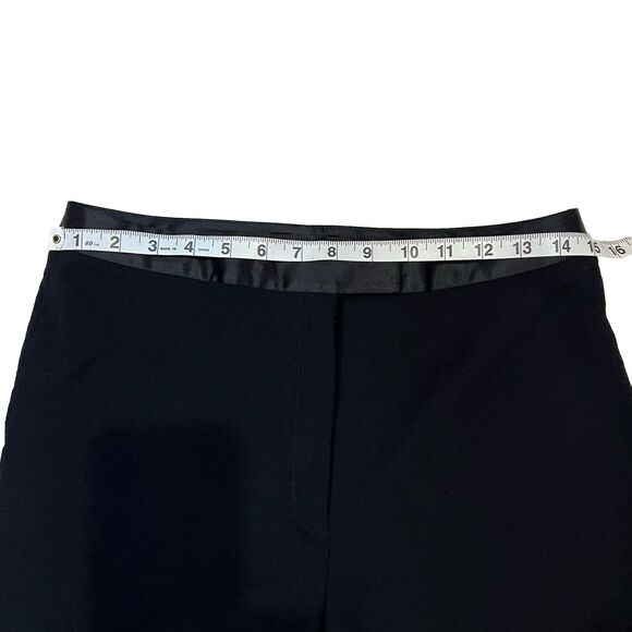BLOOMINGDALE’S NOW Wool Satin Waist Dress Pants Career Basic 10 Short Wide Leg‎ - Picture 4 of 8